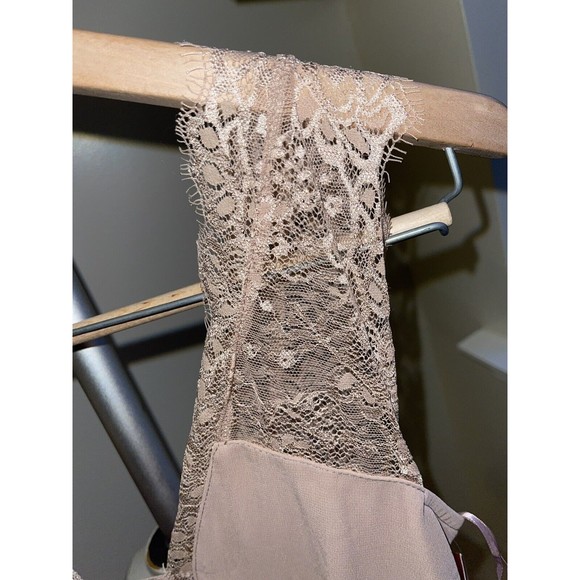 NWT Vintage Elise Ryan 1950's  Long Nightgown w/Pleated Bodice & Lace. Size 8 - Picture 4 of 7